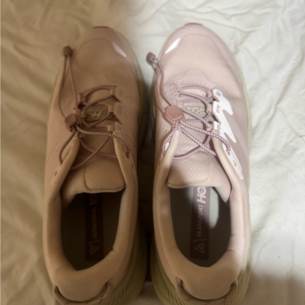 Hoka Transport Women's Light Pink Athletic Shoes